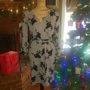 Cute gray and black dress